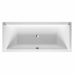 BAUHAUS Duravit Starck 1 Badewanne 180 X 80 Cm, Rechteck, Sanitäracryl, Weiß