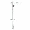 BAUHAUS Grohe Vitalio Joy Duschsystem 260 Mit Thermostatarmatur, Lochabstand: 100,5 Cm, Anzahl Strahlarten: 3 Stk., Chrom