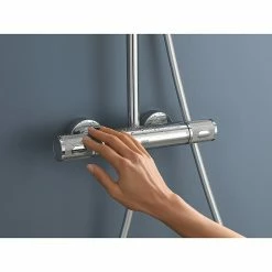 BAUHAUS Grohe Vitalio Joy Duschsystem 260 Mit Thermostatarmatur, Lochabstand: 100,5 Cm, Anzahl Strahlarten: 3 Stk., Chrom -Bauhaus Geschäft 12 1053