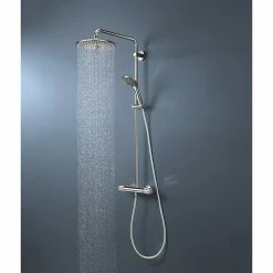 BAUHAUS Grohe Vitalio Joy Duschsystem 260 Mit Thermostatarmatur, Lochabstand: 100,5 Cm, Anzahl Strahlarten: 3 Stk., Chrom -Bauhaus Geschäft 12 1054