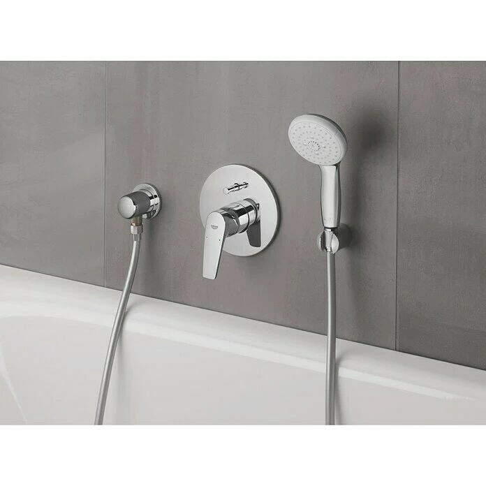 BAUHAUS Grohe Tempesta 100 Handbrause Anzahl Funktionen: 3, 9,5 L/min Bei 3 Bar, Chrom 4 BAUHAUS Grohe Tempesta 100 Handbrause Anzahl Funktionen: 3, 9,5 L/min Bei 3 Bar, Chrom – Bild 2