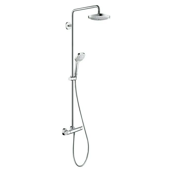 BAUHAUS Hansgrohe Duschsystem Croma Select E Showerpipe 180 Mit Thermostatarmatur, Lochabstand: 98,1 Cm, Anzahl Strahlarten: 3 Stk., Chrom/Weiß 3 BAUHAUS Hansgrohe Duschsystem Croma Select E Showerpipe 180 Mit Thermostatarmatur, Lochabstand: 98,1 Cm, Anzahl Strahlarten: 3 Stk., Chrom/Weiß