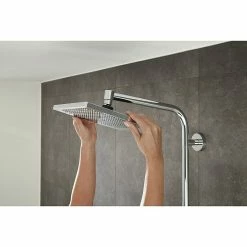 BAUHAUS Hansgrohe Crometta Duschsystem E 240 Mit Thermostatarmatur, Lochabstand: 103,4 Cm, Anzahl Strahlarten: 2 Stk., Chrom -Bauhaus Geschäft 12 1273