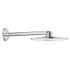 BAUHAUS Grohe Rainshower SmartActive Kopfbrausen-Set 310 Durchmesser: 31 Cm, 25 L/min Bei 3 Bar, Wandmontage, Moonwhite/Chrom