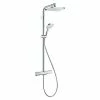 BAUHAUS Hansgrohe Croma E Duschsystem Showerpipe 280 1jet Varia Mit Thermostatarmatur, Lochabstand: 80 Cm - 90 Cm, Anzahl Strahlarten: 4 Stk., Chrom -Bauhaus Geschäft 12 1476