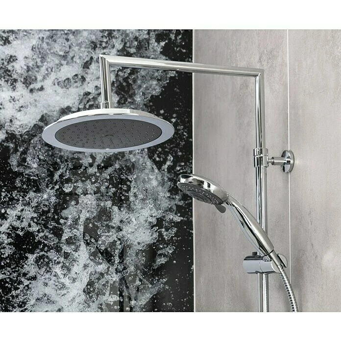 BAUHAUS Mixomat Duschsystem Dallas Mit Umsteller, Lochabstand: 67 Cm, Anzahl Strahlarten: 5 Stk., Chrom/Anthrazit 5 BAUHAUS Mixomat Duschsystem Dallas Mit Umsteller, Lochabstand: 67 Cm, Anzahl Strahlarten: 5 Stk., Chrom/Anthrazit – Bild 3