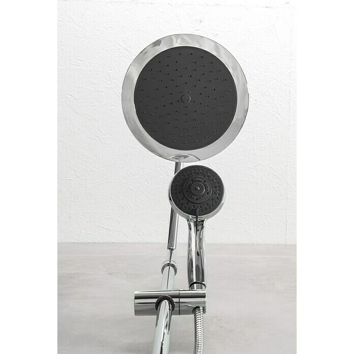 BAUHAUS Mixomat Duschsystem Dallas Mit Umsteller, Lochabstand: 67 Cm, Anzahl Strahlarten: 5 Stk., Chrom/Anthrazit 6 BAUHAUS Mixomat Duschsystem Dallas Mit Umsteller, Lochabstand: 67 Cm, Anzahl Strahlarten: 5 Stk., Chrom/Anthrazit – Bild 4