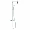 BAUHAUS Grohe Euphoria Duschsystem Smart-Control 260 Mit Thermostatarmatur, Lochabstand: 99,7 Cm, Anzahl Strahlarten: 3 Stk., Chrom