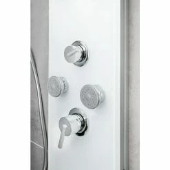 BAUHAUS Camargue Duschpaneel Sylt 2.0 Höhe: 132 Cm, Mit Einhebelmischer, Weiß -Bauhaus Geschäft 12 1571