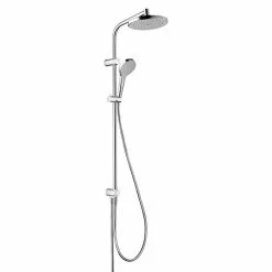 BAUHAUS Hansgrohe Duschsystem My Select S Showerpipe 220 Lochabstand: 88 Cm, Anzahl Strahlarten: 3 Stk., Chrom
