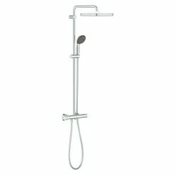 BAUHAUS Grohe Vitalio Start Duschsystem Typ 2 Mit Thermostatarmatur, Lochabstand: 101,6 Cm, Chrom
