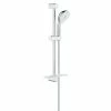 BAUHAUS Grohe Tempesta Rustic Brausegarnitur 100 EcoJoy Lochabstand: 62 Cm, Art Strahl: Massagestrahl, Jetstrahl, Rain, Rain O², Chrom
