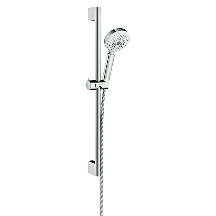 BAUHAUS Hansgrohe Crometta Brausegarnitur 100 Multi Lochabstand: 62,5 Cm, Art Strahl: Rain, Turbostrahl, Massagestrahl, Chrom 3 BAUHAUS Hansgrohe Crometta Brausegarnitur 100 Multi Lochabstand: 62,5 Cm, Art Strahl: Rain, Turbostrahl, Massagestrahl, Chrom