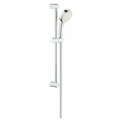 BAUHAUS Grohe Tempesta Cosmopolitan Brausegarnitur 100 Typ 2 Lochabstand: 62 Cm, Art Strahl: Rain, Jetstrahl, Chrom, Anzahl Strahlarten: 2 Stk.