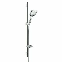 BAUHAUS Hansgrohe Brausegarnitur Raindance Select E 150 Lochabstand: 91,5 Cm, Art Strahl: RainAir, CaresseAir, Mix, Chrom