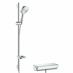BAUHAUS Hansgrohe Brause-Set Raindance Select E 120/Ecostat Select Lochabstand: 91,5 Cm, Chrom