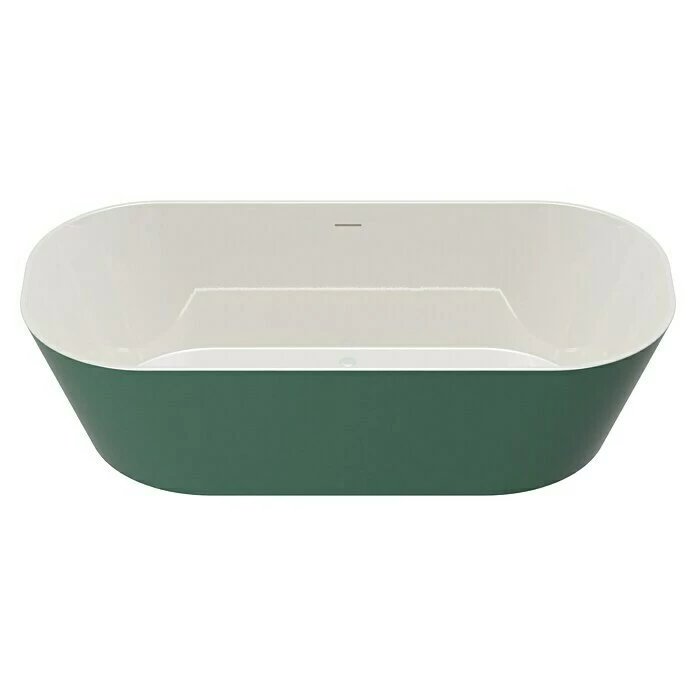 BAUHAUS Camargue Freistehende Badewanne Torino L X B: 170 X 80 Cm, 268 L, Sanitäracryl, Grün/Weiß 4 BAUHAUS Camargue Freistehende Badewanne Torino L X B: 170 X 80 Cm, 268 L, Sanitäracryl, Grün/Weiß – Bild 2