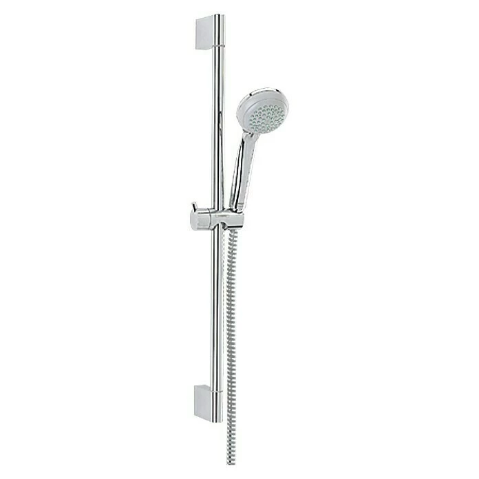 BAUHAUS Hansgrohe Crometta Brausegarnitur 85 Lochabstand: 62,5 Cm, Art Strahl: Normalstrahl, Variostrahl, Chrom, Anzahl Strahlarten: 2 Stk. 3 BAUHAUS Hansgrohe Crometta Brausegarnitur 85 Lochabstand: 62,5 Cm, Art Strahl: Normalstrahl, Variostrahl, Chrom, Anzahl Strahlarten: 2 Stk.