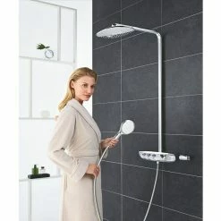 Alternative view of BAUHAUS Grohe Rainshower SmartControl Duschsystem 360 Mit Thermostatarmatur, Lochabstand: 100,6 Cm, Anzahl Strahlarten: 3 Stk., Chrom