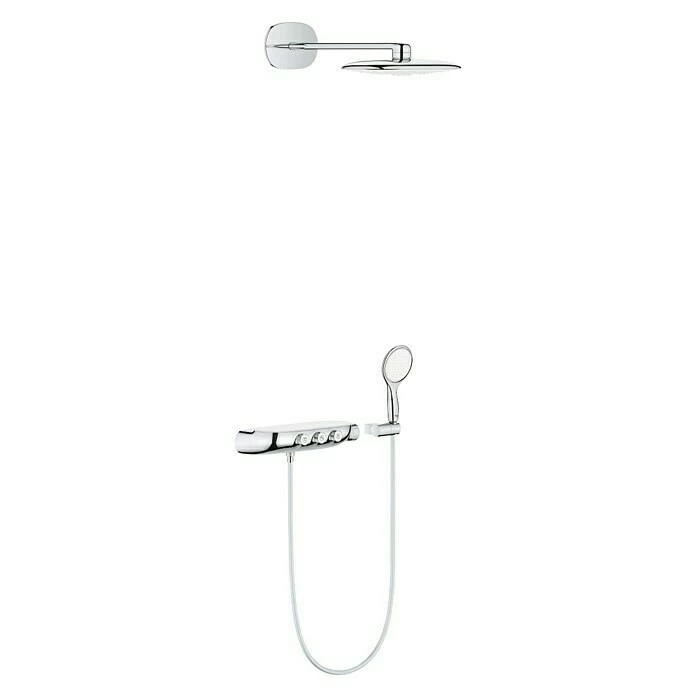 BAUHAUS Grohe Rainshower Duo 360 Duschsystem Mit Thermostatarmatur, Anzahl Strahlarten: 2 Stk., Chrom 3 BAUHAUS Grohe Rainshower Duo 360 Duschsystem Mit Thermostatarmatur, Anzahl Strahlarten: 2 Stk., Chrom