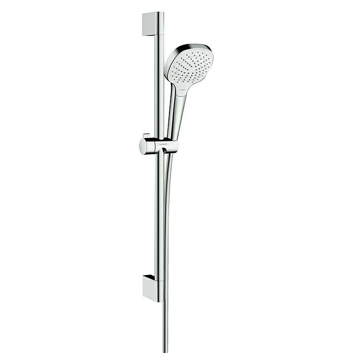 BAUHAUS Hansgrohe Brausegarnitur Croma Select E Vario Lochabstand: 62,5 Cm, Art Strahl: Rain, TurboRain, IntenseRain, Chrom/Weiß 3 BAUHAUS Hansgrohe Brausegarnitur Croma Select E Vario Lochabstand: 62,5 Cm, Art Strahl: Rain, TurboRain, IntenseRain, Chrom/Weiß