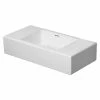 BAUHAUS Duravit Vero Air Waschbecken 50 X 25 Cm, Mit Schmutzabweisender Glasur, Hahnloch: Ohne, Ohne Überlauf, Weiß