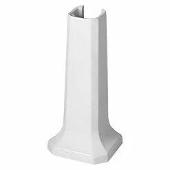 BAUHAUS Duravit 1930 Waschbecken-Standsäule Typ 2 Ohne Beschichtung, Keramik, Weiß