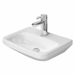 BAUHAUS Duravit DuraStyle Waschbecken 45 X 33,5 Cm, Ohne Spezialglasur, Hahnloch: Mitte, Ohne Überlauf, Weiß