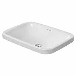 BAUHAUS Duravit DuraStyle Einbauwaschbecken 60 X 43 Cm, Ohne Spezialglasur, Hahnloch: Ohne, Ohne Überlauf, Weiß