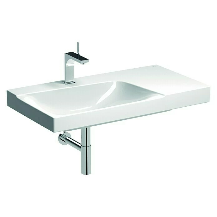 BAUHAUS Geberit Xeno² Waschtisch 90 X 48 Cm, Mit Schmutzabweisender Glasur, Ohne Überlauf, Ablagefläche: Rechts, Weiß 3 BAUHAUS Geberit Xeno² Waschtisch 90 X 48 Cm, Mit Schmutzabweisender Glasur, Ohne Überlauf, Ablagefläche: Rechts, Weiß