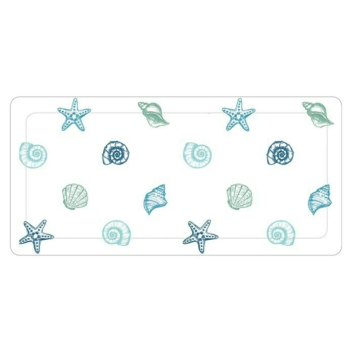 BAUHAUS Diaqua Badewanneneinlage Smoothie Mare 35 X 71 Cm, PVC, Blau/Weiß 4 BAUHAUS Diaqua Badewanneneinlage Smoothie Mare 35 X 71 Cm, PVC, Blau/Weiß – Bild 2