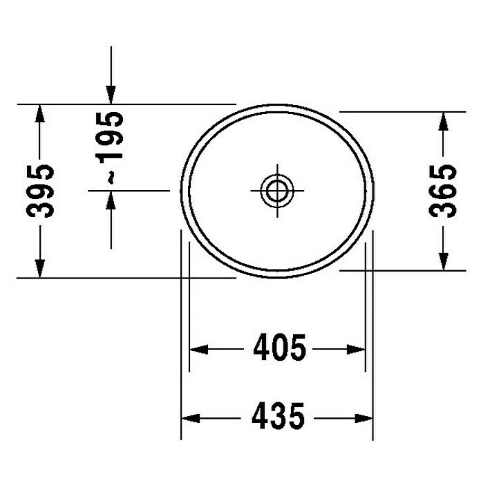 BAUHAUS Duravit Starck 2 Waschschale Durchmesser: 43,5 Cm, Ohne Spezialglasur, Hahnloch: Ohne, Ohne Überlauf, Weiß 4 BAUHAUS Duravit Starck 2 Waschschale Durchmesser: 43,5 Cm, Ohne Spezialglasur, Hahnloch: Ohne, Ohne Überlauf, Weiß – Bild 2