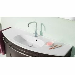 BAUHAUS Camargue Swing Einbauwaschbecken 120,2 X 45,3 Cm, Mineralguss, Weiß -Bauhaus Geschäft 12 2343