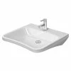 BAUHAUS Duravit DuraStyle Waschtisch Vital 65 X 57 Cm, Mit Schmutzabweisender Glasur, Hahnloch: Mitte, Ohne Überlauf, Weiß