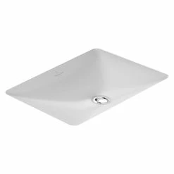 BAUHAUS Villeroy & Boch Loop+Friends Unterbauwaschbecken 54 X 34 Cm, Mit Schmutzabweisender Glasur, Hahnloch: Ohne, Mit Überlauf, Weiß