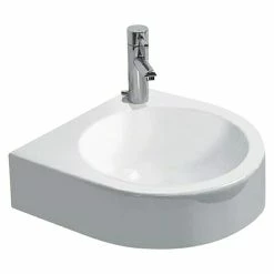 BAUHAUS Duravit Architec Waschbecken 36 X 38 Cm, Ohne Spezialglasur, Hahnloch: Rechts, Weiß