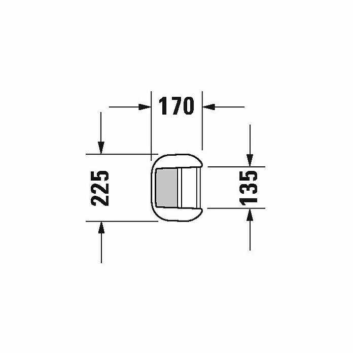 BAUHAUS Duravit Happy D.2 Waschtisch-Standsäule Mit Schmutzabweisender Glasur, Keramik, Weiß, Passend Für: Duravit Happy D.2 Waschtische 4 BAUHAUS Duravit Happy D.2 Waschtisch-Standsäule Mit Schmutzabweisender Glasur, Keramik, Weiß, Passend Für: Duravit Happy D.2 Waschtische – Bild 2