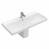 BAUHAUS Villeroy & Boch Avento Waschtisch 100 X 47 Cm, Mit Schmutzabweisender Glasur, Hahnloch: Mitte, Mit Überlauf, Weiß 1 BAUHAUS Villeroy & Boch Avento Waschtisch 100 X 47 Cm, Mit Schmutzabweisender Glasur, Hahnloch: Mitte, Mit Überlauf, Weiß -Bauhaus Geschäft 12 2484