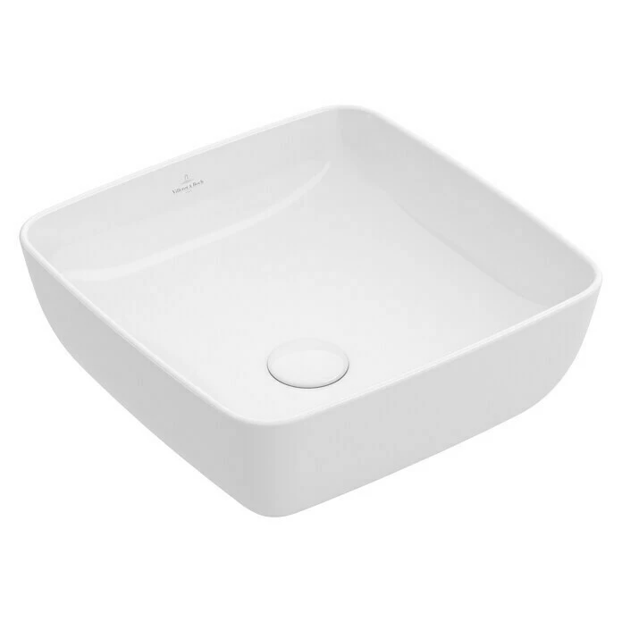 BAUHAUS Villeroy & Boch Artis Aufsatzwaschbecken 41 X 41 Cm, Mit Schmutzabweisender Glasur, Hahnloch: Ohne, Ohne Überlauf, Weiß 3 BAUHAUS Villeroy & Boch Artis Aufsatzwaschbecken 41 X 41 Cm, Mit Schmutzabweisender Glasur, Hahnloch: Ohne, Ohne Überlauf, Weiß