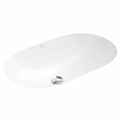 BAUHAUS Villeroy & Boch O.novo Unterbauwaschbecken 60 X 35 Cm, Mit Schmutzabweisender Glasur, Hahnloch: Ohne, Mit Überlauf, Weiß