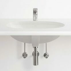 Alternative view of BAUHAUS Villeroy & Boch O.novo Unterbauwaschbecken 60 X 35 Cm, Mit Schmutzabweisender Glasur, Hahnloch: Ohne, Mit Überlauf, Weiß