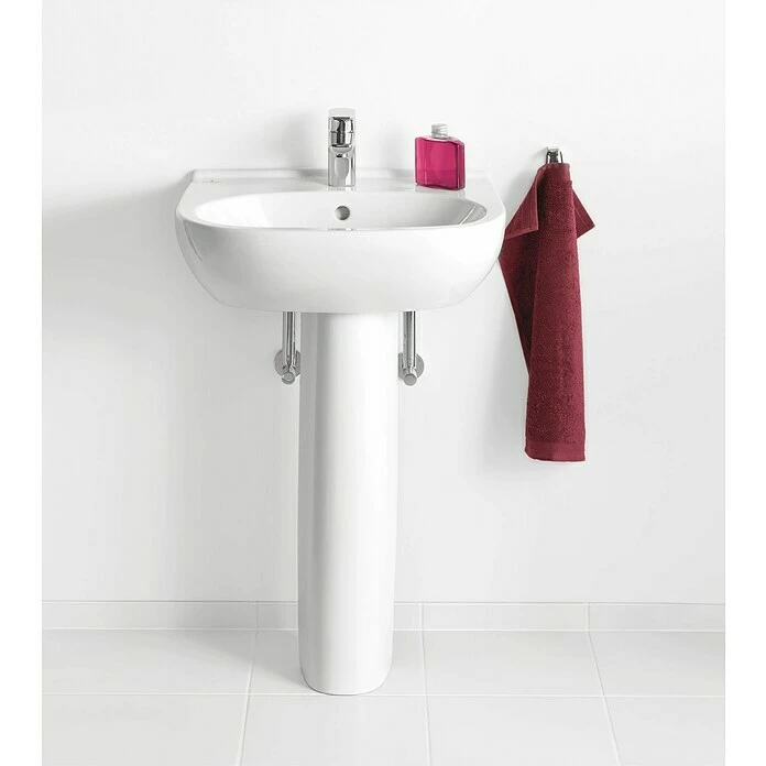 BAUHAUS Villeroy & Boch O.novo Waschtisch-Standsäule Mit Schmutzabweisender Glasur, Keramik, Weiß, Passend Für: Villeroy & Boch O.Novo Waschtische 3 BAUHAUS Villeroy & Boch O.novo Waschtisch-Standsäule Mit Schmutzabweisender Glasur, Keramik, Weiß, Passend Für: Villeroy & Boch O.Novo Waschtische