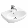 BAUHAUS Villeroy & Boch O.novo Waschtisch Compact 55 X 37 Cm, Mit Schmutzabweisender Glasur, Mit Hahnloch, Weiß -Bauhaus Geschäft 12 2622