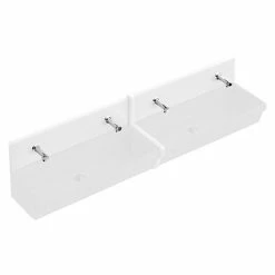 BAUHAUS Villeroy & Boch O.novo Waschplatz-Rückwand Ohne Spezialglasur, Weiß