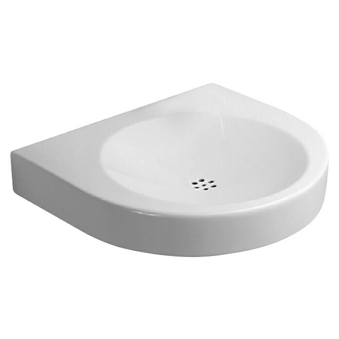 BAUHAUS Duravit Architec Waschtisch Vital Med 57,5 X 52 Cm, Ohne Spezialglasur, Hahnloch: Ohne, Ohne Überlauf, Weiß 3 BAUHAUS Duravit Architec Waschtisch Vital Med 57,5 X 52 Cm, Ohne Spezialglasur, Hahnloch: Ohne, Ohne Überlauf, Weiß