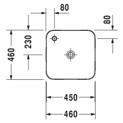 BAUHAUS Duravit Cape Cod Aufsatzwaschbecken 46 X 46 Cm, Ohne Spezialglasur, Hahnloch: Rechts, Ohne Überlauf, Weiß, Matt 5 BAUHAUS Duravit Cape Cod Aufsatzwaschbecken 46 X 46 Cm, Ohne Spezialglasur, Hahnloch: Rechts, Ohne Überlauf, Weiß, Matt -Bauhaus Geschäft 12 2695