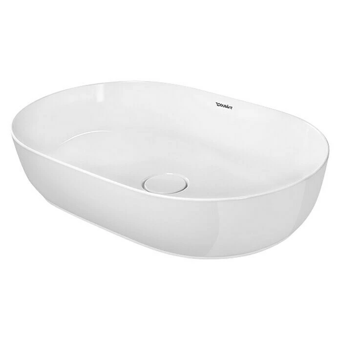 BAUHAUS Duravit Luv Aufsatzwaschbecken 60 X 40 Cm, Ohne Spezialglasur, Hahnloch: Ohne, Ohne Überlauf, Weiß 3 BAUHAUS Duravit Luv Aufsatzwaschbecken 60 X 40 Cm, Ohne Spezialglasur, Hahnloch: Ohne, Ohne Überlauf, Weiß
