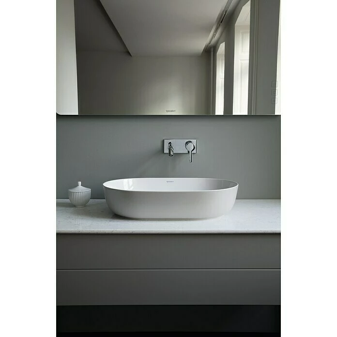 BAUHAUS Duravit Luv Aufsatzwaschbecken 60 X 40 Cm, Ohne Spezialglasur, Hahnloch: Ohne, Ohne Überlauf, Weiß 7 BAUHAUS Duravit Luv Aufsatzwaschbecken 60 X 40 Cm, Ohne Spezialglasur, Hahnloch: Ohne, Ohne Überlauf, Weiß – Bild 5