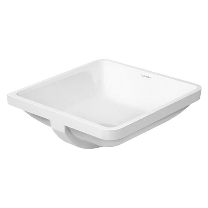 BAUHAUS Duravit Starck 3 Unterbauwaschbecken 43 X 43 Cm, Mit Schmutzabweisender Glasur, Hahnloch: Ohne, Mit Überlauf, Weiß 3 BAUHAUS Duravit Starck 3 Unterbauwaschbecken 43 X 43 Cm, Mit Schmutzabweisender Glasur, Hahnloch: Ohne, Mit Überlauf, Weiß