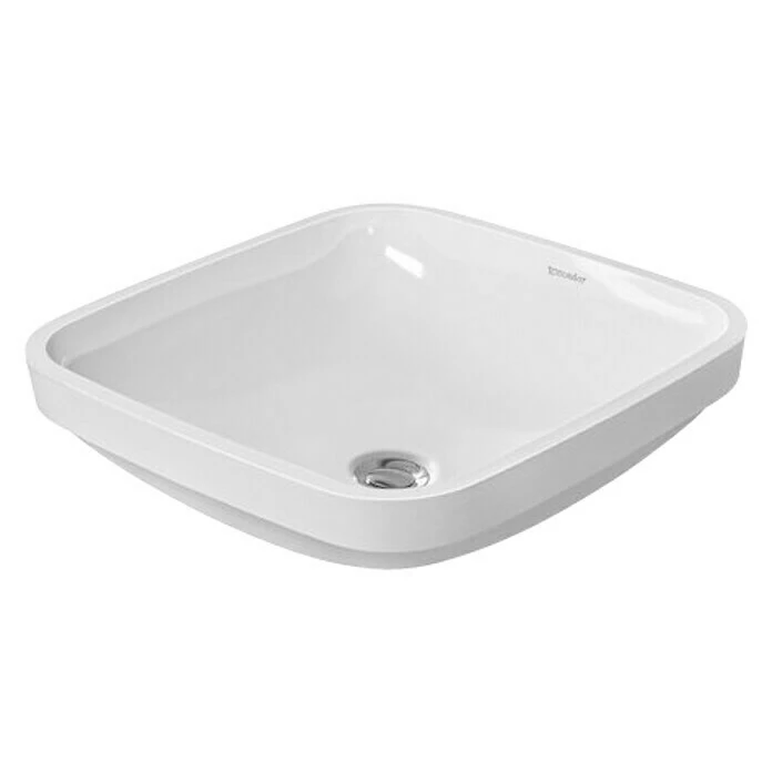 BAUHAUS Duravit DuraStyle Einbauwaschbecken Typ 2 40 X 40 Cm, Mit Schmutzabweisender Glasur, Hahnloch: Ohne, Ohne Überlauf, Weiß 3 BAUHAUS Duravit DuraStyle Einbauwaschbecken Typ 2 40 X 40 Cm, Mit Schmutzabweisender Glasur, Hahnloch: Ohne, Ohne Überlauf, Weiß